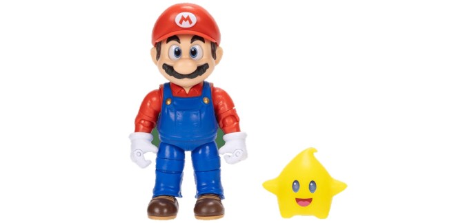 Amazon: Figurine Super Mario Galaxy le Film à 12,99€ (au lieu de 29,1€)