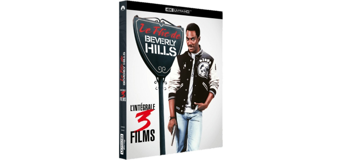 Amazon: Le Flic de Beverly Hills Intégrale 4K (Blu-ray 4K) à 29,99€ (au lieu de 50,08€)