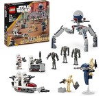 Amazon: LEGO® Star Wars™ Pack de Combat des Clone Troopers et Droïdes de Combat (75372) à 19,79€