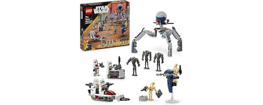 Amazon: LEGO® Star Wars™ Pack de Combat des Clone Troopers et Droïdes de Combat (75372) à 19,79€
