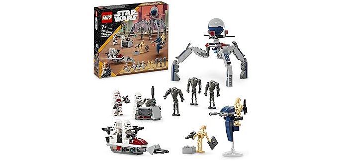 Amazon: LEGO® Star Wars™ Pack de Combat des Clone Troopers et Droïdes de Combat (75372) à 19,79€