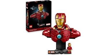 Amazon: LEGO® Marvel Buste d'Iron Man MK4 (76327) à 39,99€ (au lieu de 43,99€)