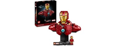 Amazon: LEGO® Marvel Buste d'Iron Man MK4 (76327) à 39,99€ (au lieu de 43,99€)