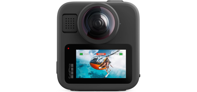 Amazon: Caméra d'Action GoPro Max 2 - 360°, 8K, 29 MP - écran à 293,27€ (au lieu de 409,09€)