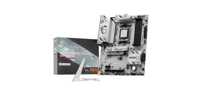 JoyBuy: MSI Carte mère B850 GAMING PLUS WIFI6E - Socket AM5 ATX à 129,99€ (au lieu de 169€)