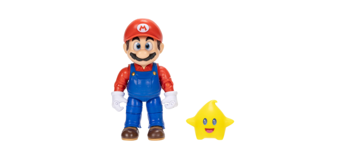 Amazon: Figurines Film Super Mario Galaxy - 12cm, avec Accessoire étoile Luma à 12,99€ (au lieu de 22,33€)