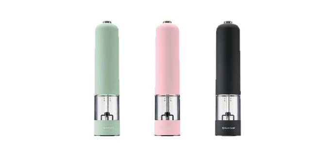 LIDL: SILVERCREST Moulin à sel ou poivre électrique - broyeur céramique, éclairage intégré à 6,99€