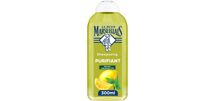 Amazon: Shampooing Purifiant Le Petit Marseillais Ortie & Citron Bio 300ml à 1,62€ (au lieu de 1,98€)
