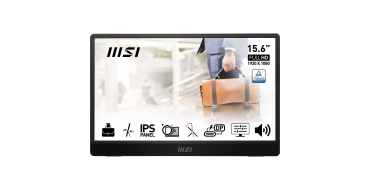 Amazon: Écran portable 15,6" MSI Pro MP161 E2 - FHD IPS, USB-C à 79,99€ (au lieu de 92,56€)