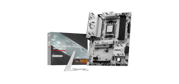Amazon: Carte mère MSI B850 Gaming Plus WIFI6E - ATX à 129,99€ (au lieu de 152,45€)