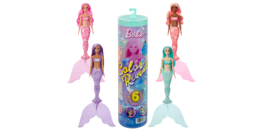 Amazon: Poupée Barbie JMW61 Color Reveal Sirène - 6 Surprises à 10€ (au lieu de 18,39€)