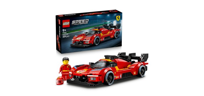Amazon: LEGO® Speed Champions Ferrari 499P (77261) à 19,99€ (au lieu de 22,99€)