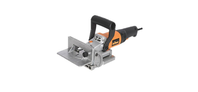 Screwfix: Rainureuse à lamelles filaire Triton TBJ001 760W à 129,99€ (au lieu de 169,99€)