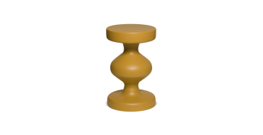 Sweeek: Table d'appoint en métal Ø29,5 - Moutarde à 48,99€ (au lieu de 69,99€)