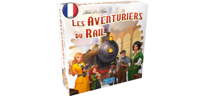 Amazon: Jeu de Société - Les Aventuriers du Rail à 27,92€ (au lieu de 34,15€)