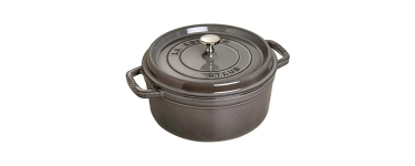 Amazon: Cocotte en Fonte Staub - Ø 26 cm, 5 L, Gris à 159€ (au lieu de 230,81€)