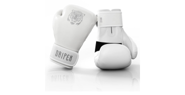 Amazon: Gants d'Entraînement de Boxe Cuir Dripex - Blanc ou Noir, 8/10 Oz à 9,99€ (au lieu de 32,45€)