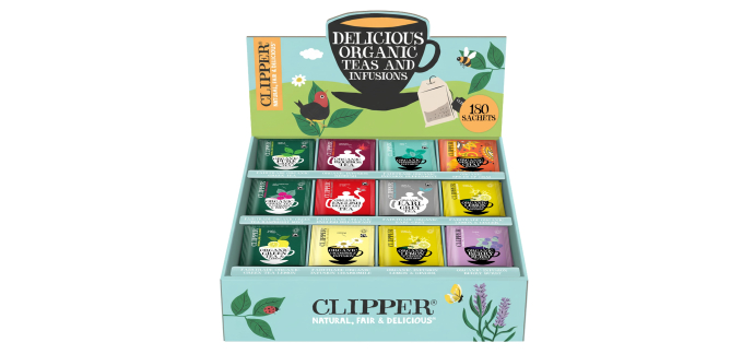 Amazon: Coffret Thés & Infusions Clipper Bio - Maxi Format, 180 sachets à 23,85€ (au lieu de 27,73€)