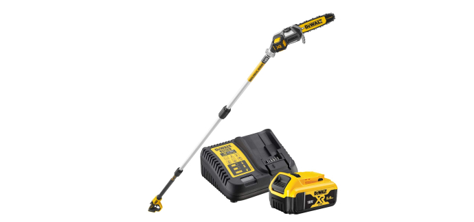 Amazon: Élagueuse sur perche Brushless XR Dewalt DCMPS567P1-QW - 18V, batterie 5Ah Li-Ion à 299€