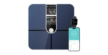 Amazon: Pèse Personne Healthkeep - Balance Connectée Bluetooth, 2 Écrans VA, Revêtement ITO à 39,98€