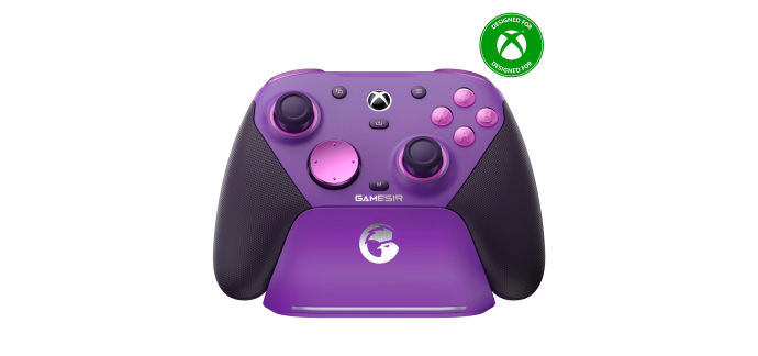 Amazon: Manette GameSir G7 Pro - Xbox Filaire/PC Sans Fil, TMR, 1000Hz, Violet à 85,49€ (au lieu de 98,27€)