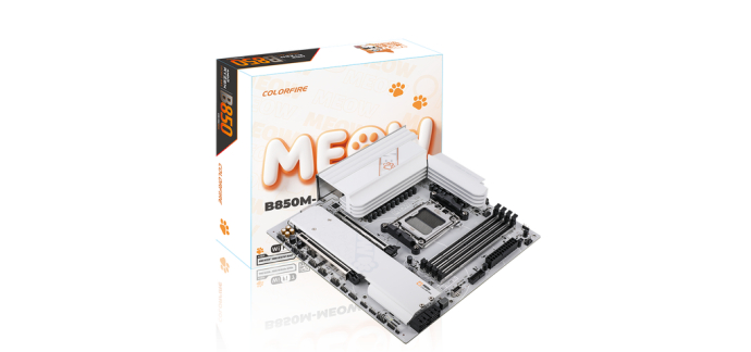 JoyBuy: COLORFUL COLORFIRE B850M-MEOW WIFI7 V14 Carte mère M-ATX à 149,99€ (au lieu de 299,99€)