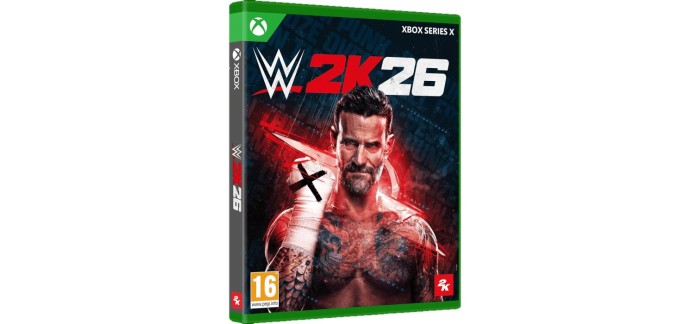 E.Leclerc: WWE 2K26 (Xbox Series) à 33,85€ (au lieu de 79,90€)