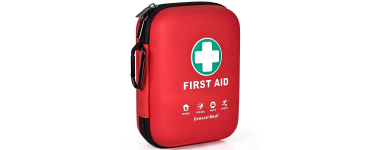 Amazon: Trousse de premiers secours General Medi - 170 pièces à 16,17€ (au lieu de 25,76€)