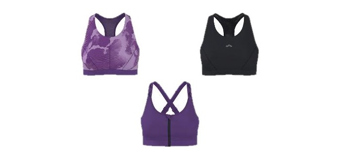 LIDL: CRIVIT Brassière de sport femme - maintien fort, polyester recyclé à 3,69€ (au lieu de 4,99€)