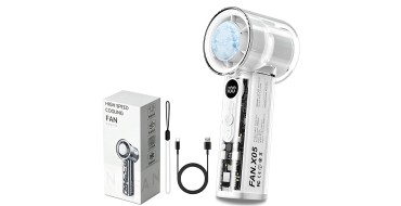 Amazon: Ventilateur portable à main 3-en-1 Dongtata à 10,99€