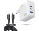 Amazon: Chargeur USB C Iniu 100W, 3-Ports (2 USB C + USB A) GaN, QC à 22,19€ (au lieu de 36,99€)