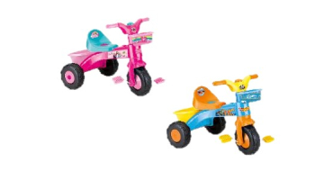 LIDL: Tricycle enfant BARBIE - 2 paniers, klaxon à 36,99€ (au lieu de 75,99€)