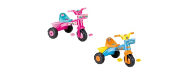 LIDL: Tricycle enfant BARBIE - 2 paniers, klaxon à 36,99€ (au lieu de 75,99€)