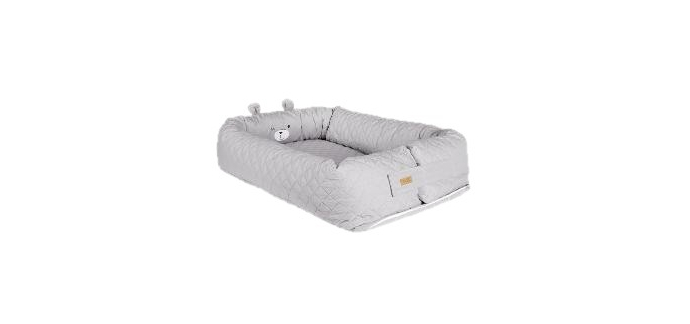 LIDL: ROBA Nid pour bébé - Cocon réducteur de lit, gris à 36,99€ (au lieu de 64,99€)