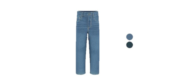 LIDL: LUPILU® Jean relaxed fit enfant - 100% coton, taille réglable à 4,99€ (au lieu de 7,99€)