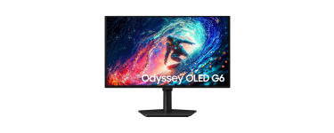 Amazon: Écran PC 27" Samsung Odyssey QD-OLED G6 G61SH - 240Hz, HDR10+ à 339,99€ (au lieu de 442,42€)