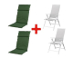 LIDL: LIVARNO HOME Lot 2 fauteuils HOUSTON + coussins - dossier 7 positions, pliable à 114,99€