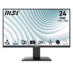Amazon: Ecran PC 23,8" MSI PRO MP2412 - Full HD, 100Hz à 59,99€ (au lieu de 86,23€)