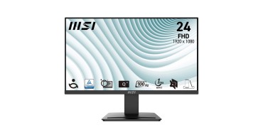 Amazon: Ecran PC 23,8" MSI PRO MP2412 - Full HD, 100Hz à 59,99€ (au lieu de 86,23€)