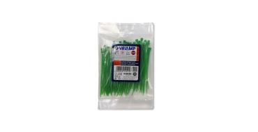 Amazon: Lot de 100 Serre-câbles verts en nylon Velamp - 2,5 x 100 mm à 1,10€ (au lieu de 9,76€)