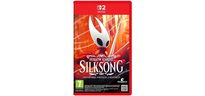 Amazon: Hollow Knight Silksong sur Nintendo Switch 2 à 39,99€ (au lieu de 44,95€)