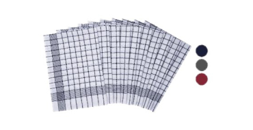 LIDL: Lot de 10 torchons W5 - 75% coton recyclé, 50x70 cm à 4,99€ (au lieu de 6,99€)