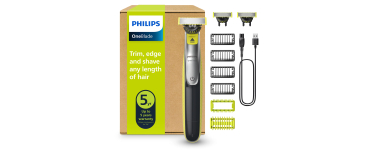 Amazon: Philips OneBlade 360 Authentique Visage & Corps - 2 lames, 4 sabots, kit corps à 39,99€