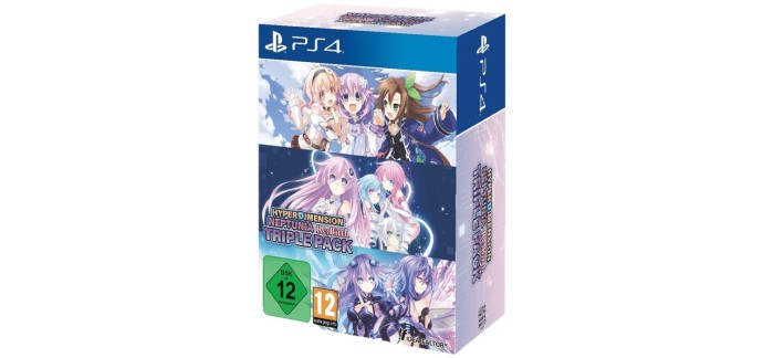 Amazon: Triple pack Hyperdimension Neptunia ReBirth (PS4) à 85,83€ (au lieu de 139,99€)