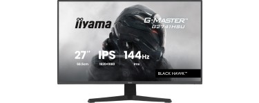Amazon: Ecran PC 27" Iiyama G-Master G2741HSU-B1 - IPS, 144Hz, 1ms à 88,99€ (au lieu de 98,89€)