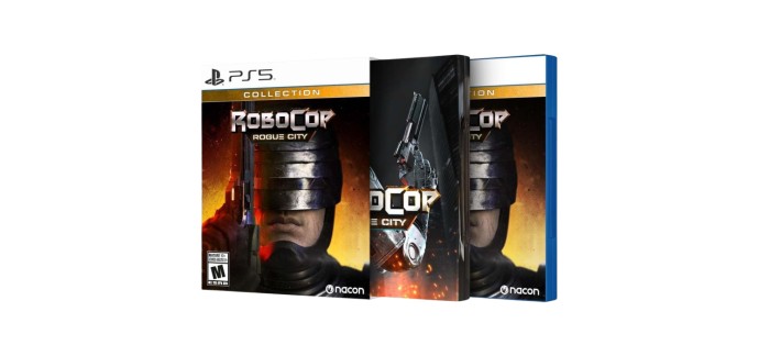 Amazon: RoboCop Rogue City Collection (PS5) à 34,90€ (au lieu de 49,99€)