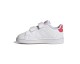 Decathlon: ADIDAS Baskets à scratch bébé ADVANTAGE blanc/rose à 24,99€ (au lieu de 34,99€)
