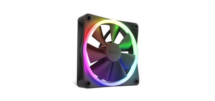 Amazon: Ventilateur PC 120mm PWM RGB NZXT F120 à 9,99€ (au lieu de 11,37€)