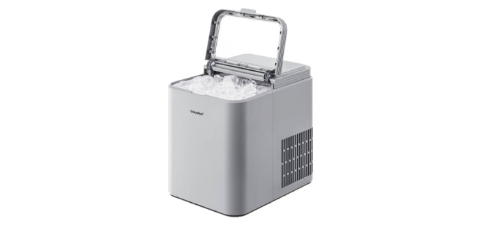 JoyBuy: Comfee' RCI12GY1EU(E) Machine à glaçons - 8 glaçons en 6 min, 12 kg/24h à 54,99€ (au lieu de 79,99€)