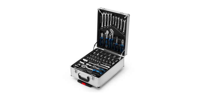HBL Machines: Mallette à outils mobile HBM - 599 pièces à 52,49€ (au lieu de 99€)
